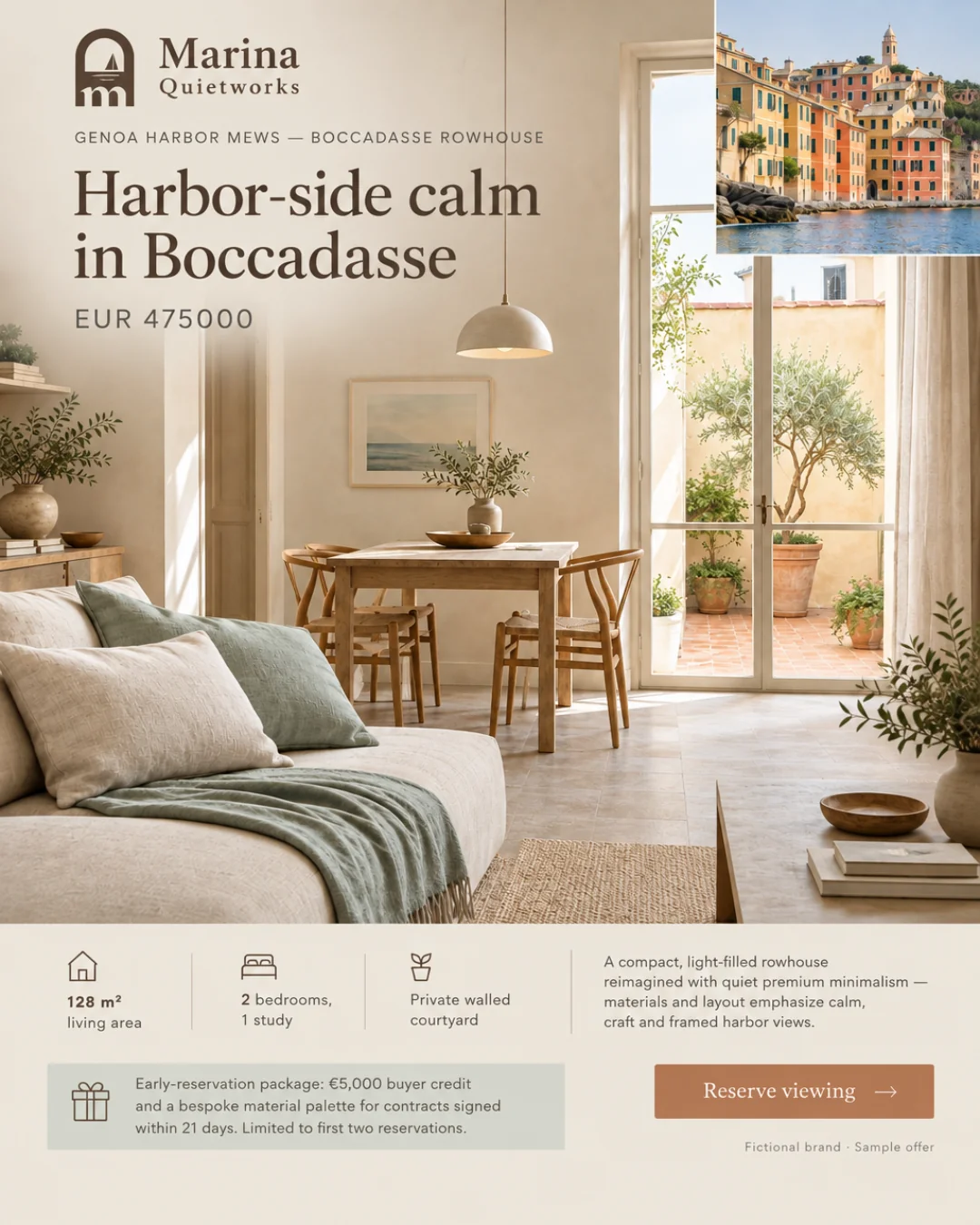Genoa Harbor Mews — Casa en Boccadasse · 4:5