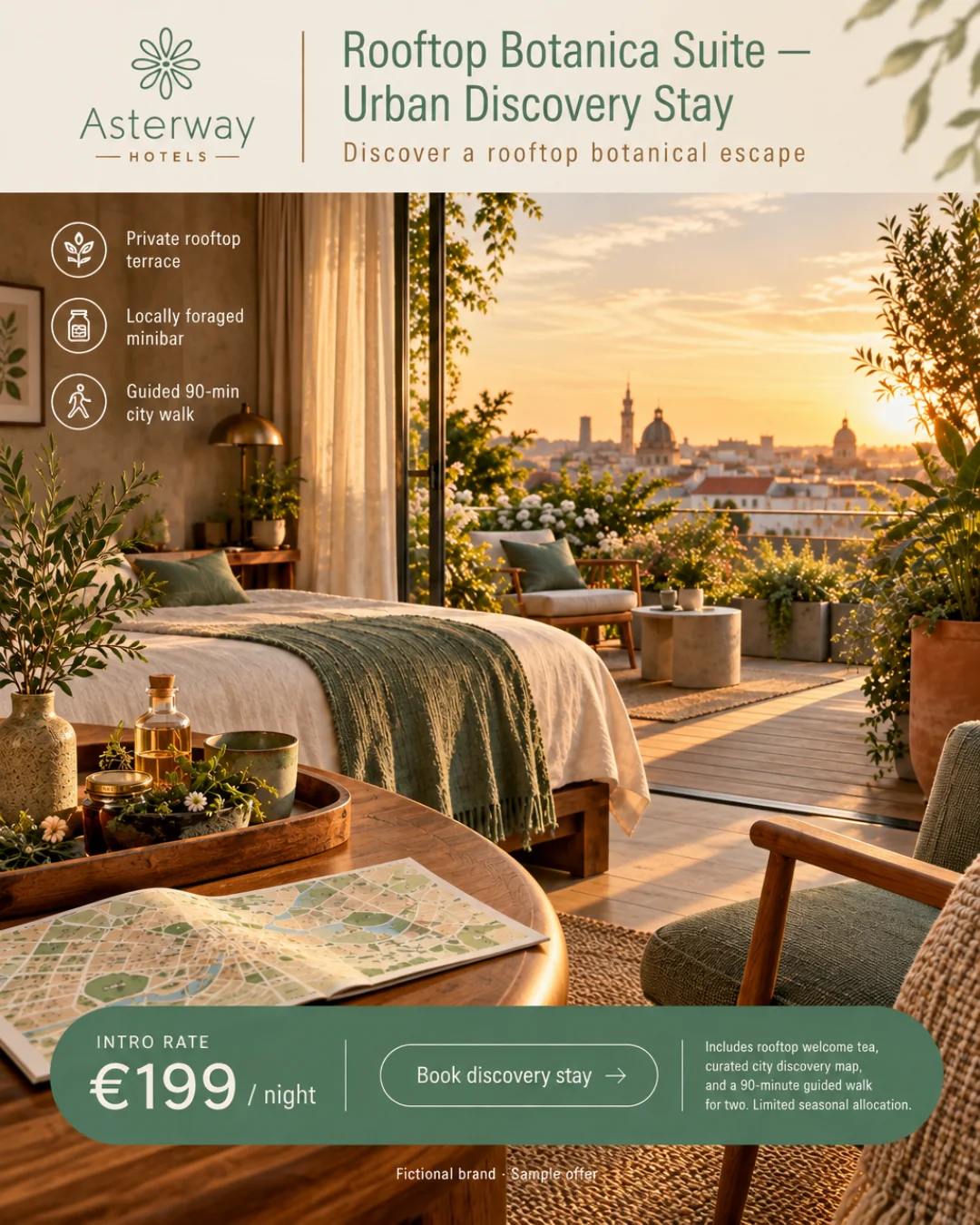 Suite Azotea Botanica — Estancia de Descubrimiento Urbano · 4:5