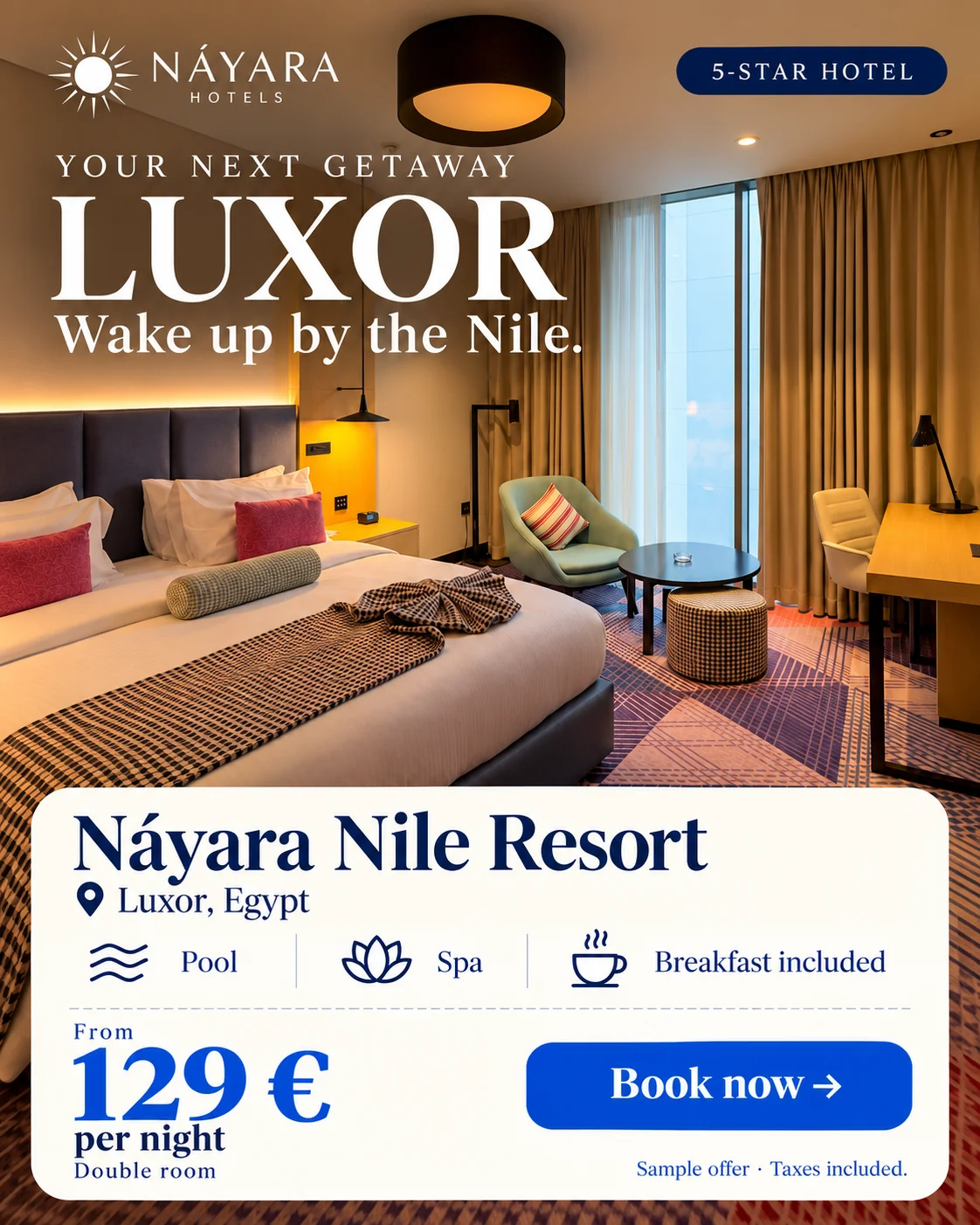 Hotel con precio por noche · 4:5