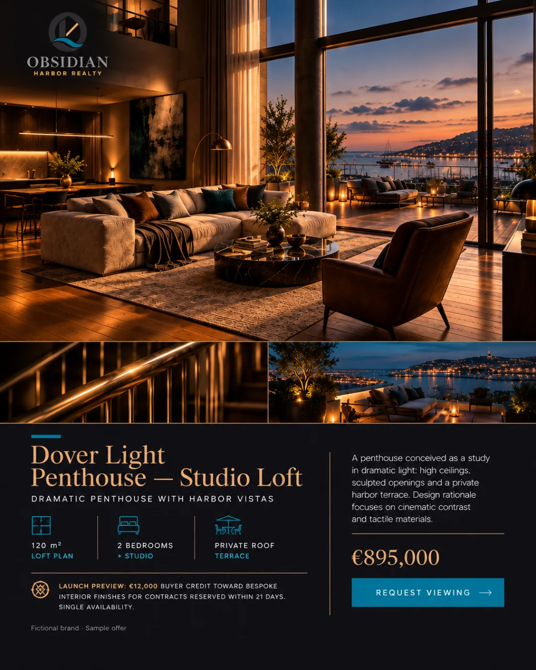Dover Light Penthouse — Loft Estudio · 4:5
