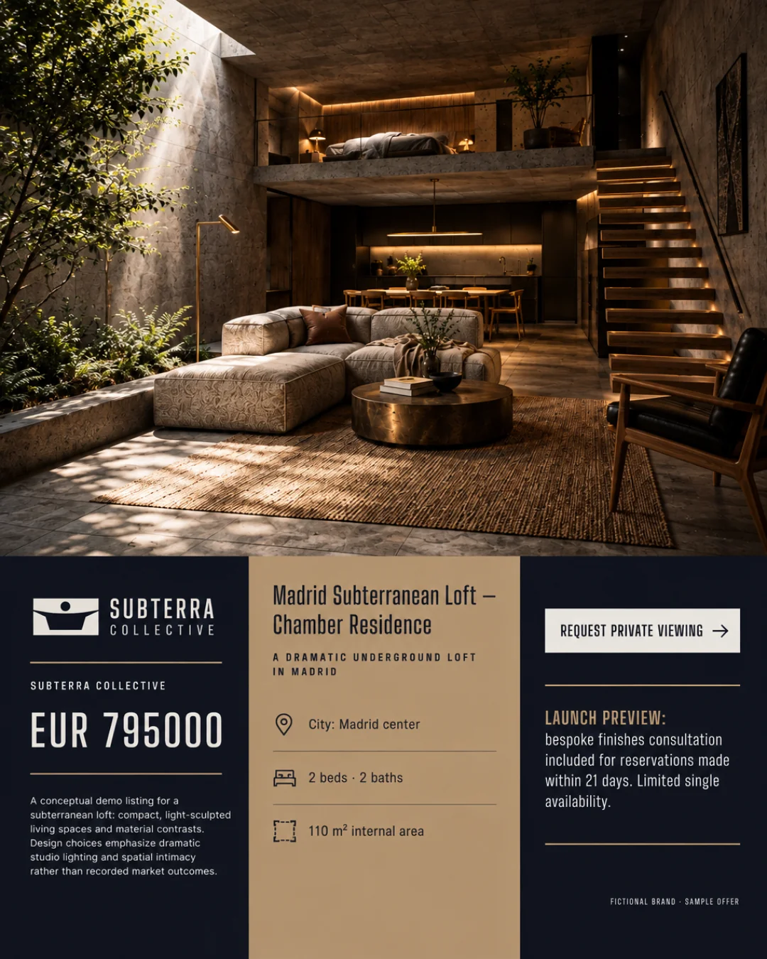 Madrid Subterranean Loft — Residencia Cámara · 4:5