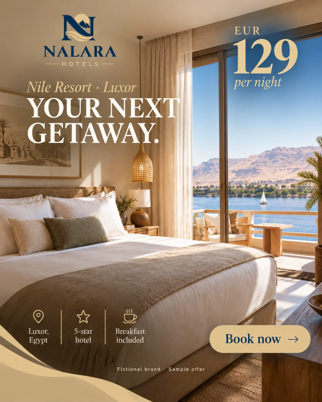 NALARA · Nile Resort · Luxor · 4:5